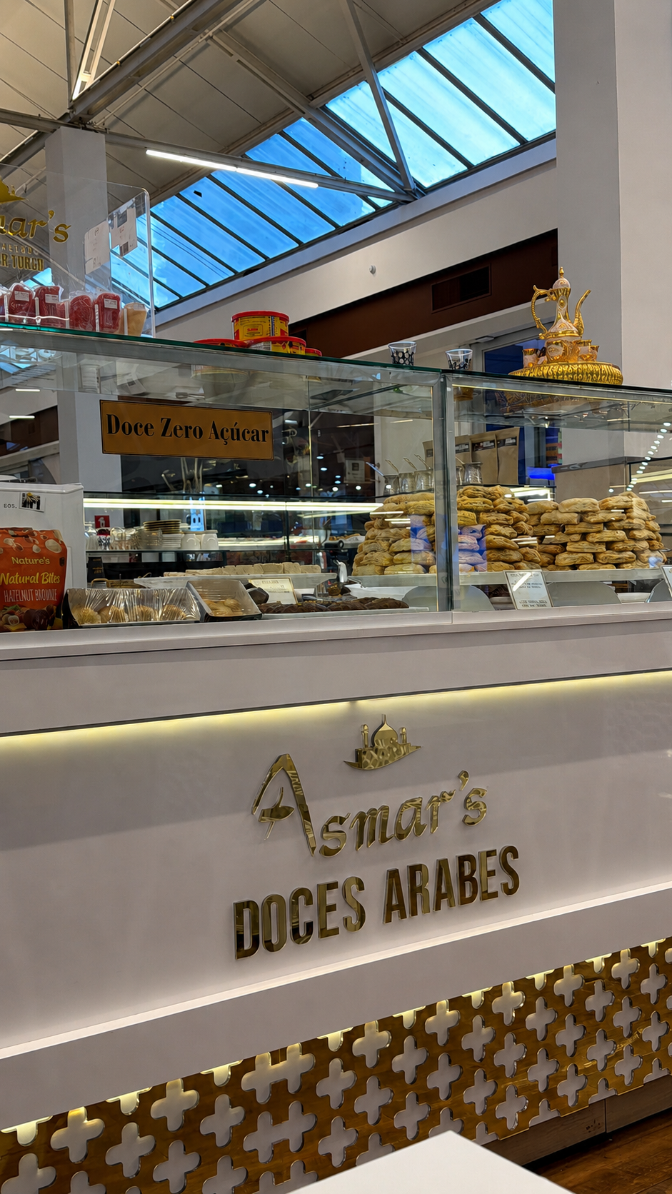 Vitrine da Asmar's no Shopping Campo Grande